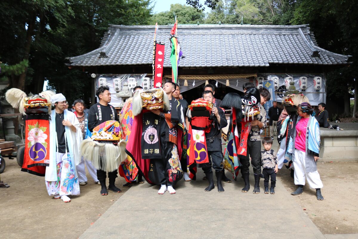 2024年 多度津町山階・春日神社 秋季例大祭 記念 山階獅子組
