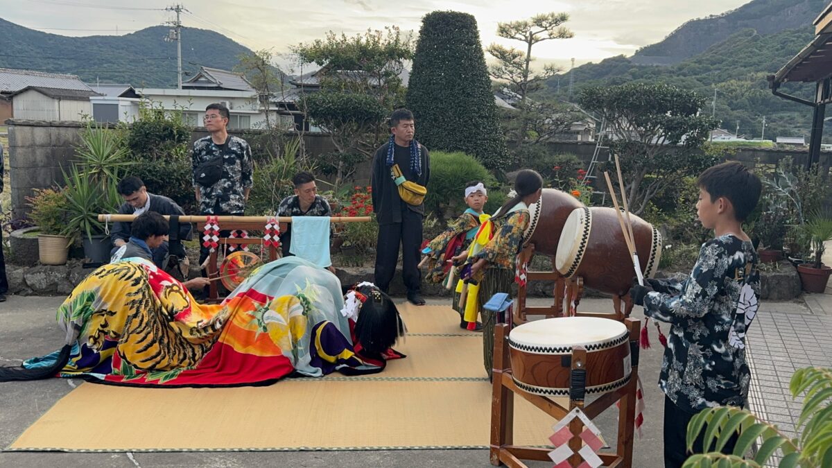 2024年 多度津町山階 秋季例大祭 当屋 上小原獅子組