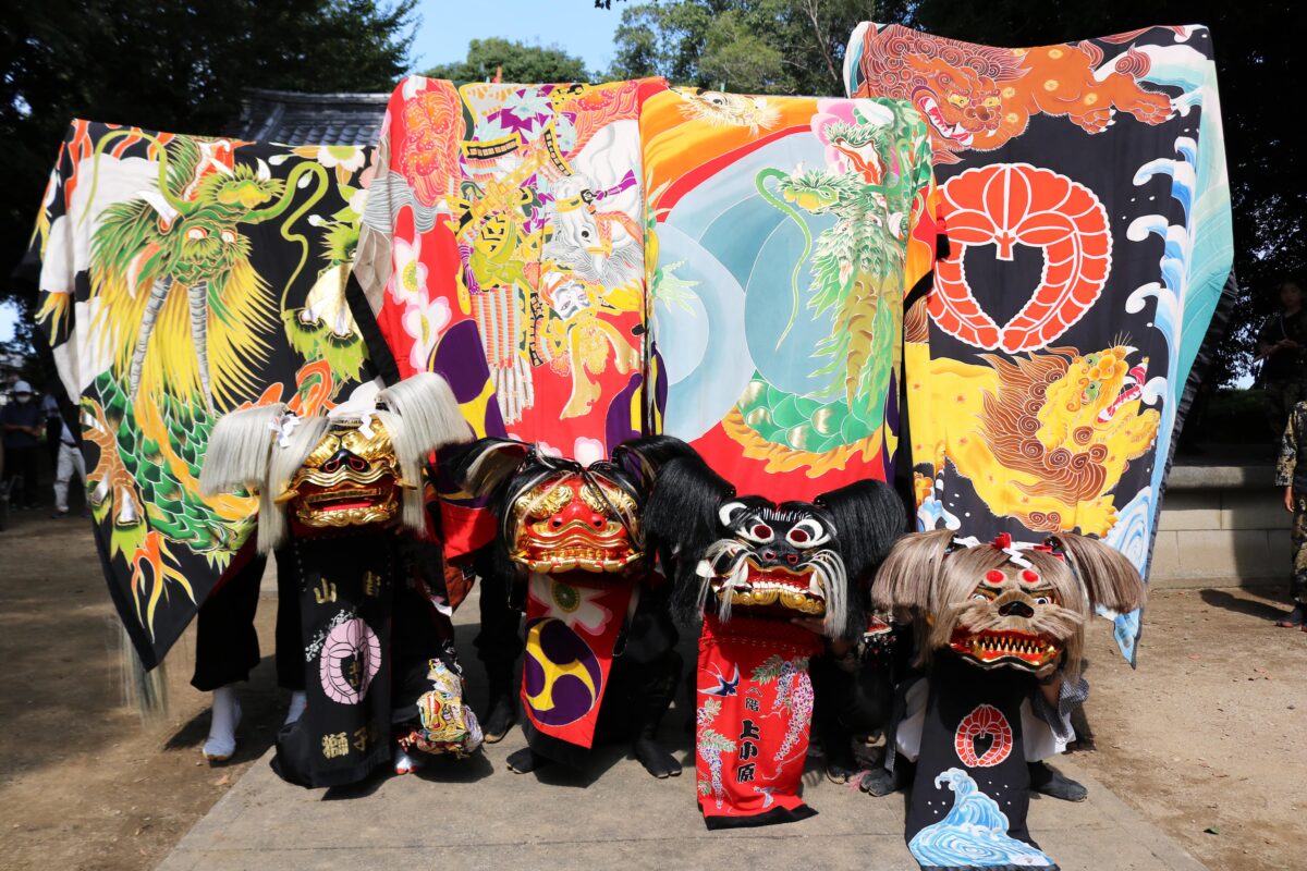 2024年 多度津町山階・春日神社 秋季例大祭 記念 山階獅子組