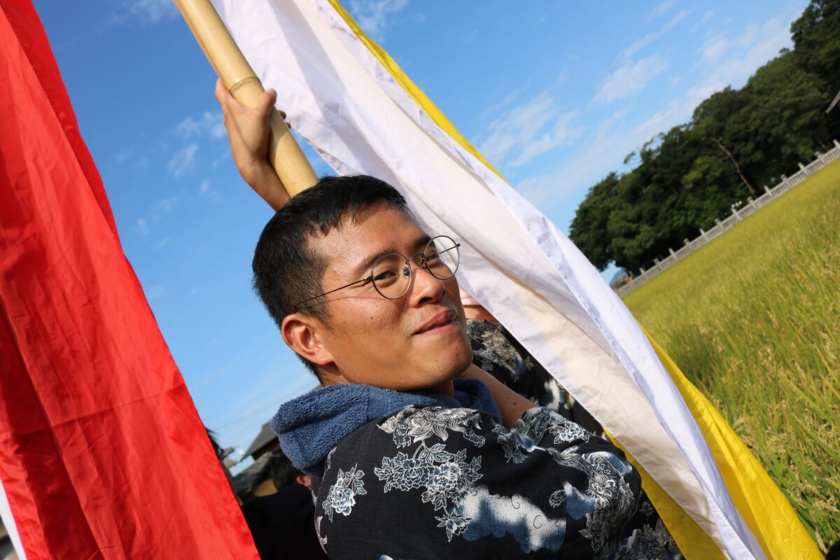 2024年 多度津町山階・春日神社 秋季例大祭 神輿休 上小原獅子組
