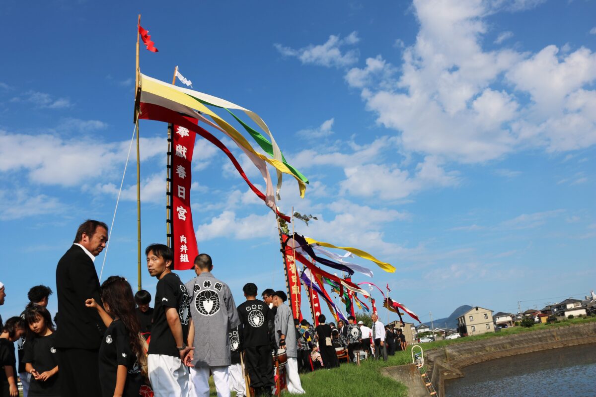 2024年 多度津町山階・藤波池 秋季例大祭 池まわり