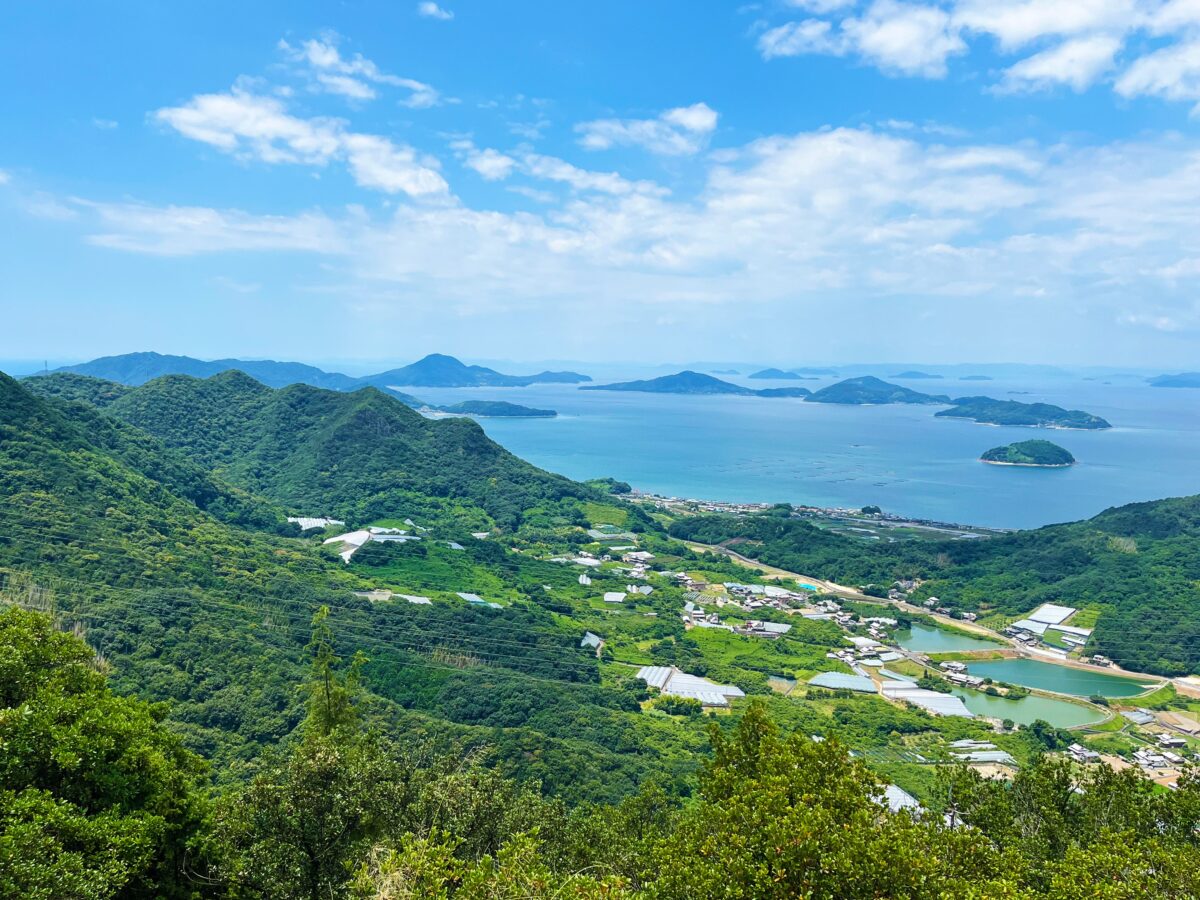 天霧山からの景色(西)