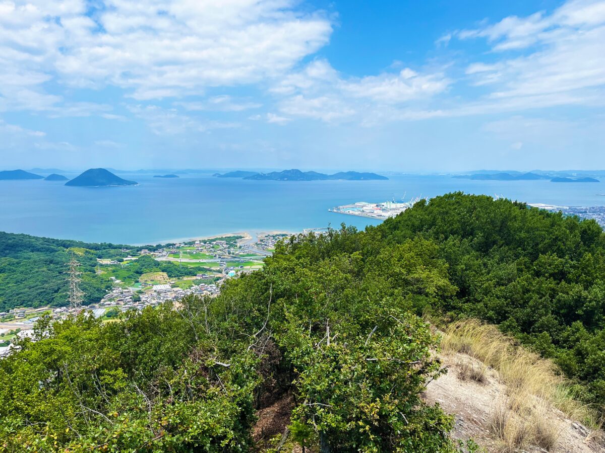 天霧山からの景色(北)