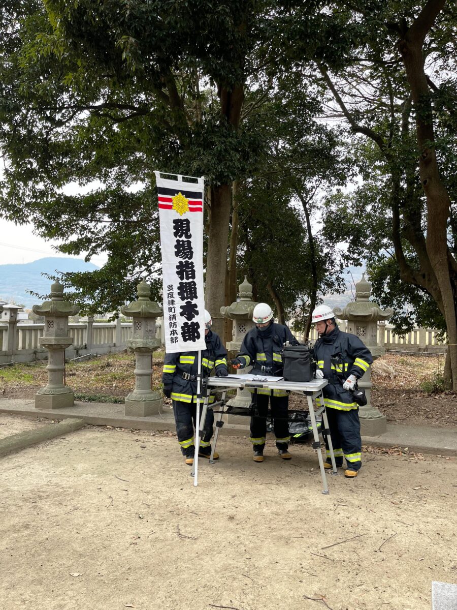 2024年1月28日 多度津町山階・春日神社 消防訓練