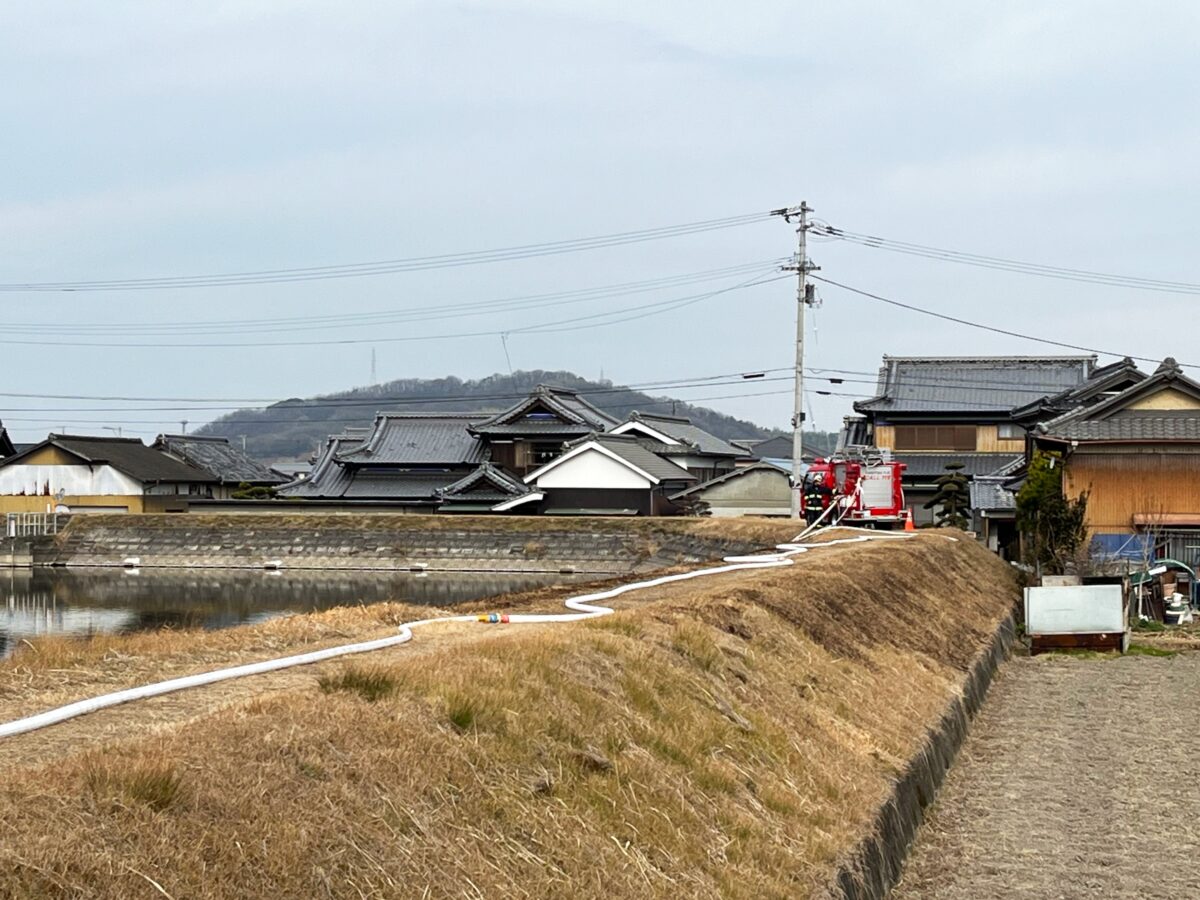 2024年1月28日 多度津町山階・春日神社 消防訓練