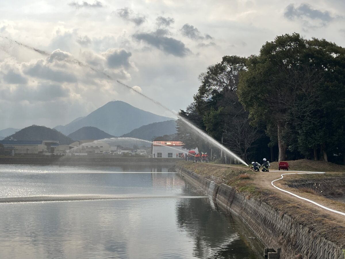 2024年1月28日 多度津町山階・春日神社 消防訓練