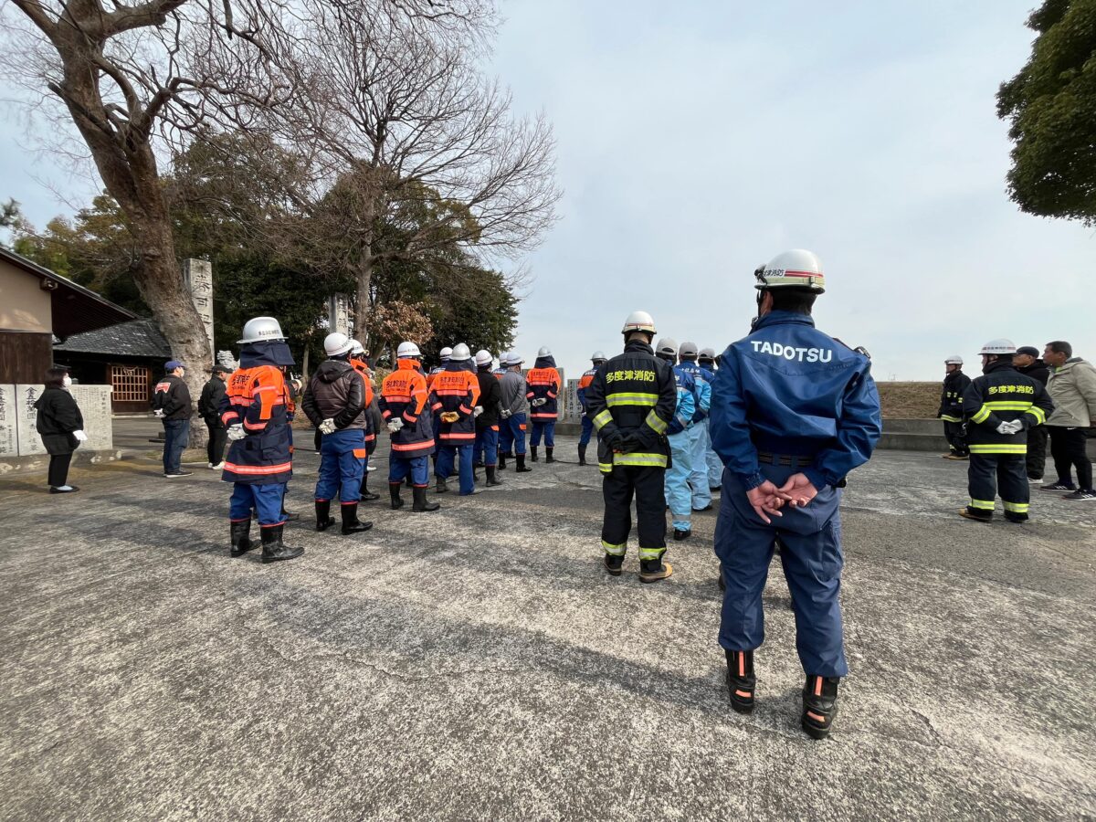 2024年1月28日 多度津町山階・春日神社 消防訓練