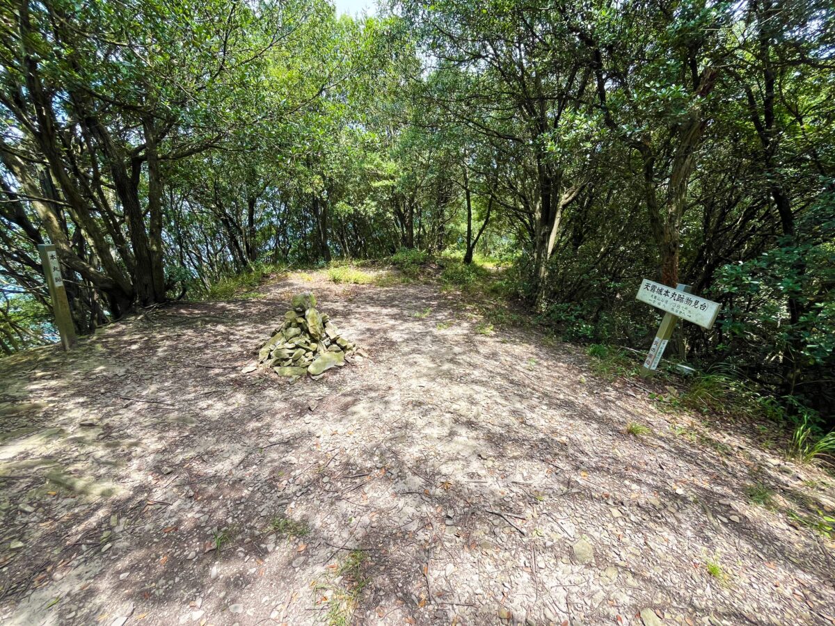 天霧城跡 本丸跡(山頂)