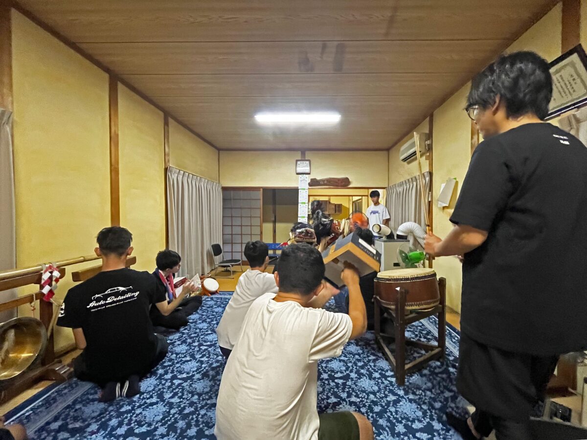 2024年 多度津町山階 ヨナラシ 上小原獅子組