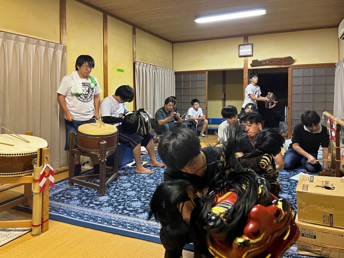 2024年 多度津町山階 ヨナラシ 上小原獅子組
