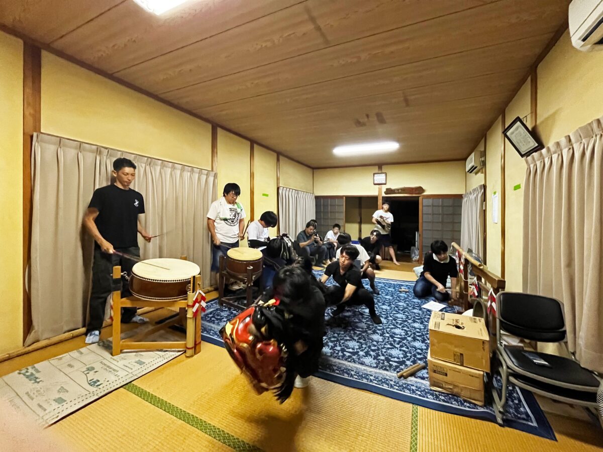 2024年 多度津町山階 ヨナラシ 上小原獅子組