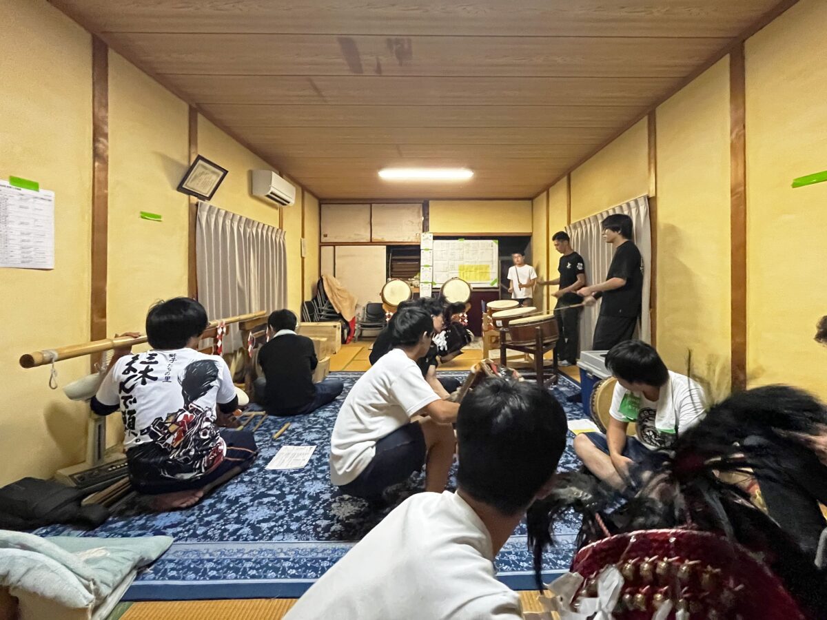 2024年 多度津町山階 ヨナラシ 上小原獅子組
