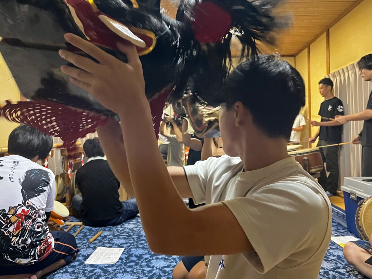 2024年 多度津町山階 ヨナラシ 上小原獅子組