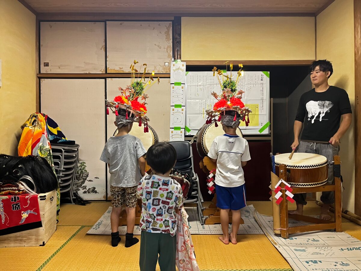 2024年 多度津町山階 ヨナラシ 上小原獅子組