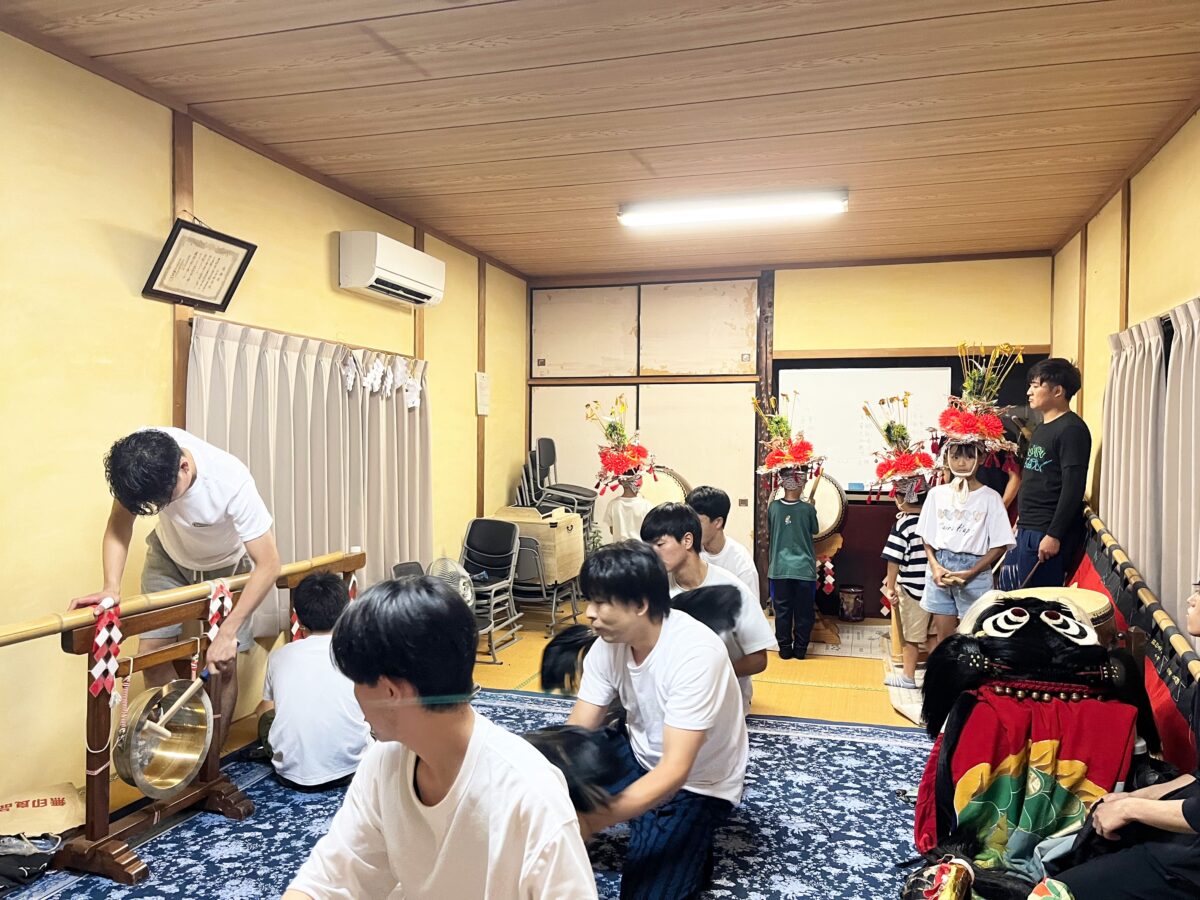 2024年 多度津町山階 ヨナラシ 上小原獅子組