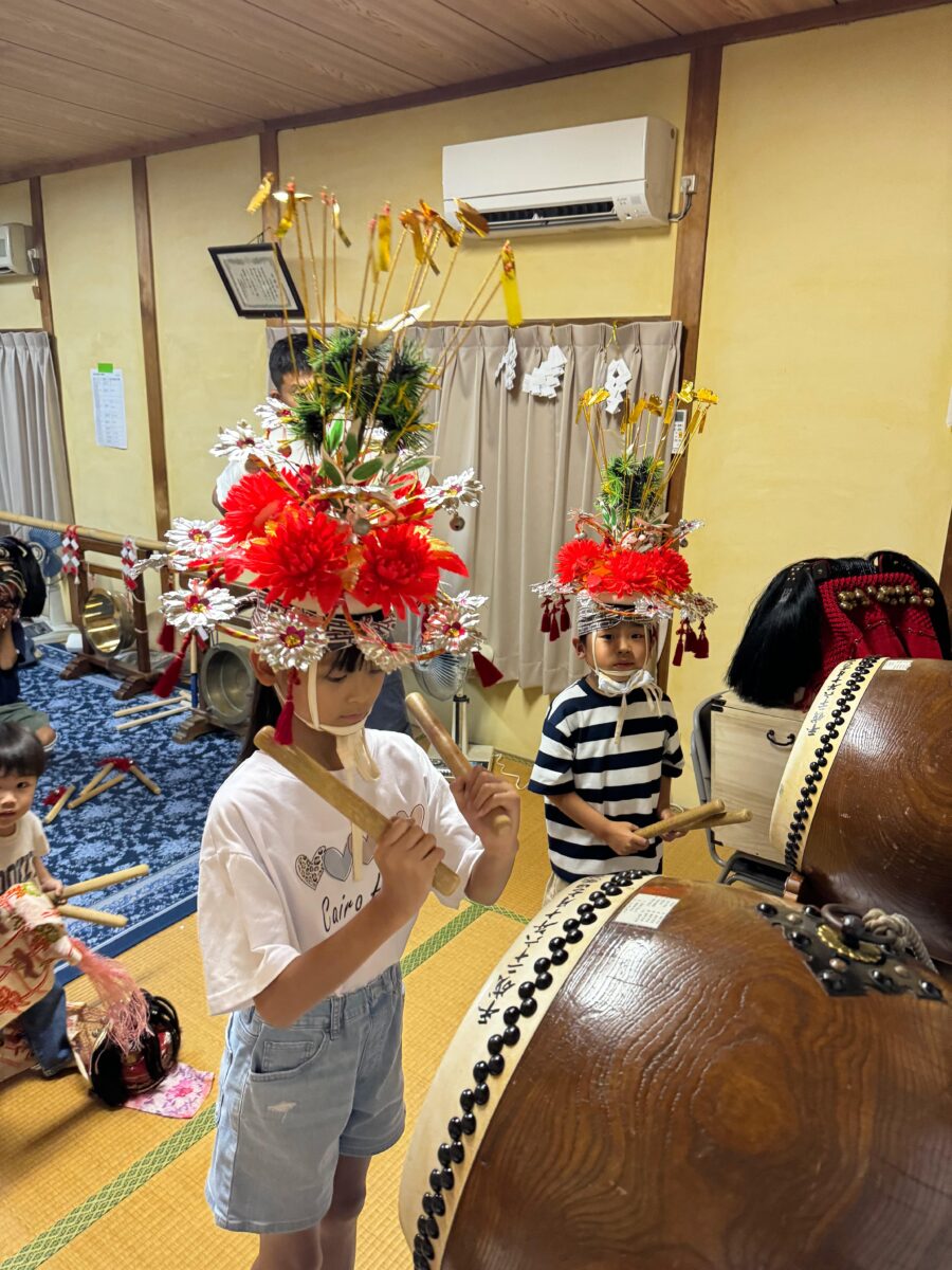 2024年 多度津町山階 ヨナラシ 上小原獅子組