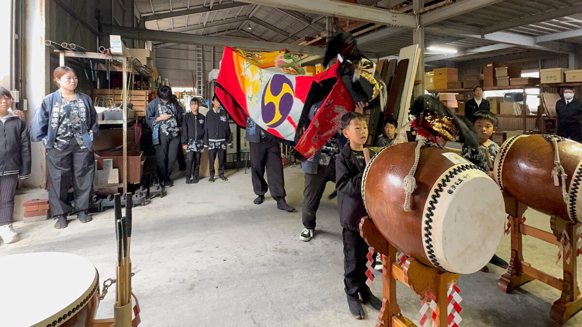 2025年 白光舎 ヘンド獅子 上小原獅子組