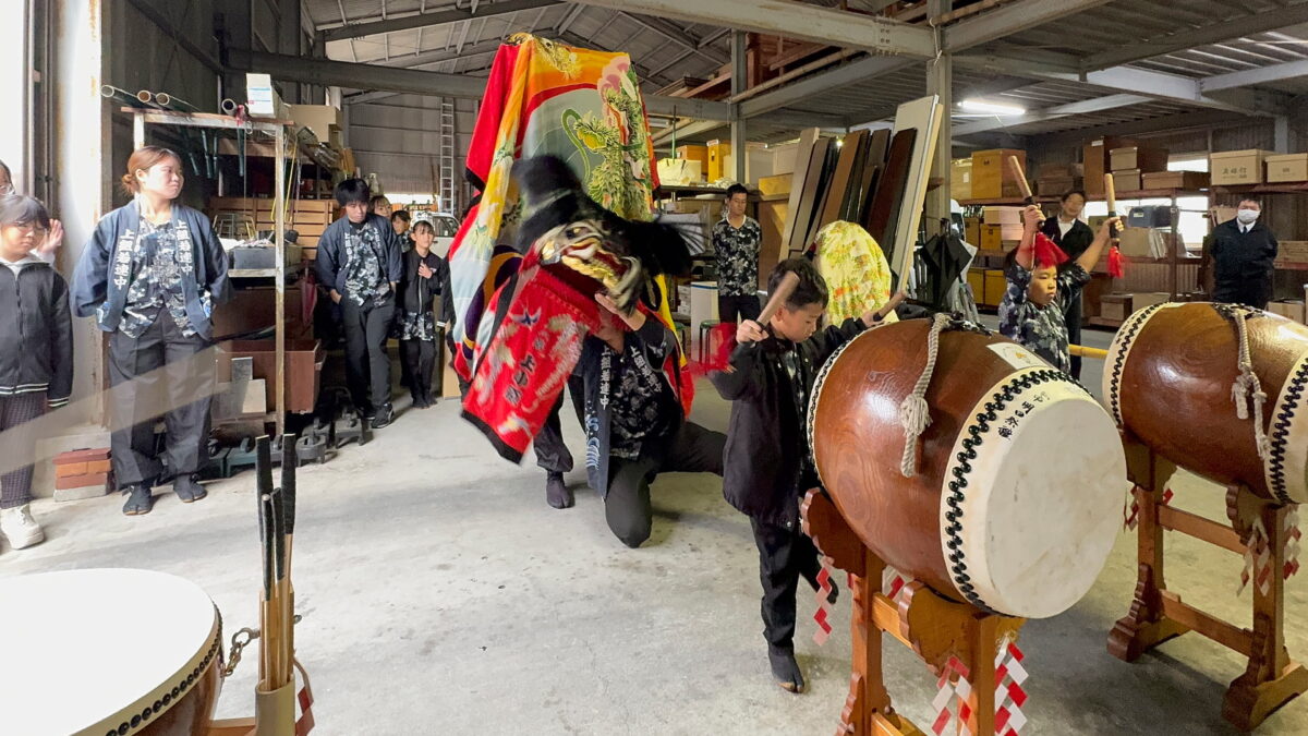 2025年 白光舎 ヘンド獅子 上小原獅子組