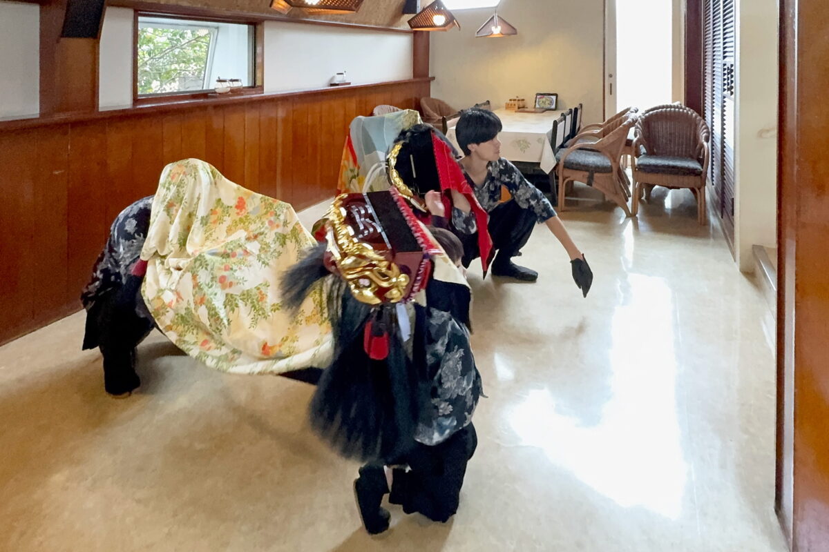 2025年 カフェテラス 1＄館 ヘンド獅子 上小原獅子組