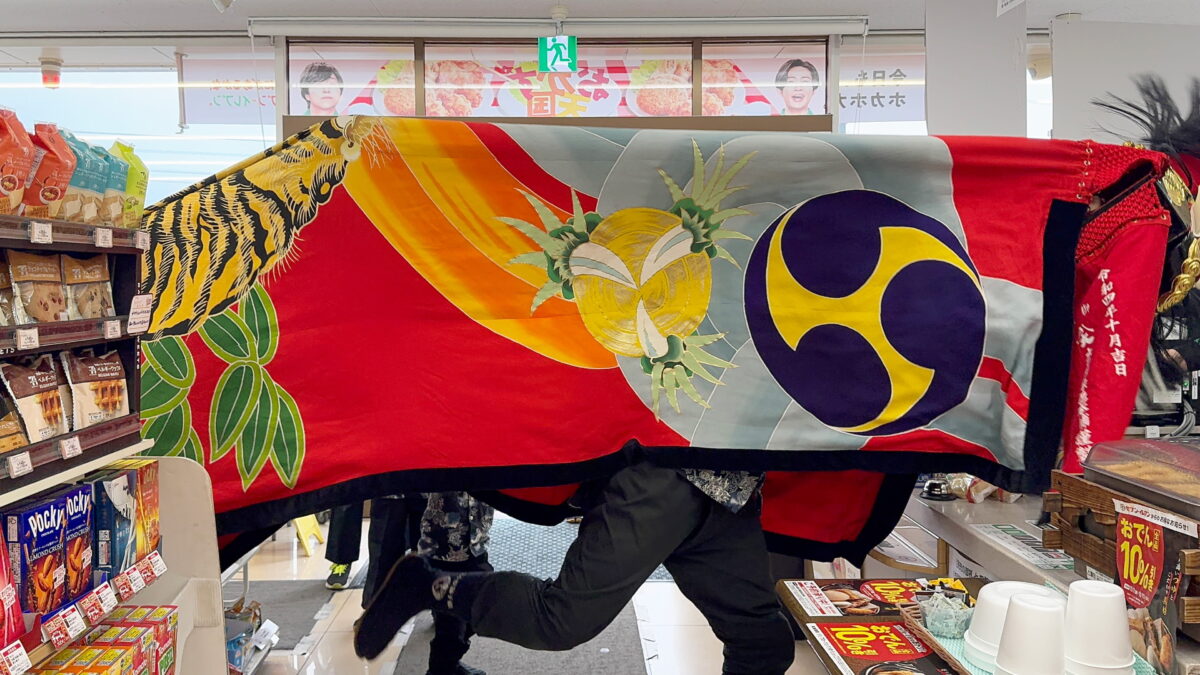 2025年 セブンイレブン多度津町葛原店 ヘンド獅子 上小原獅子組