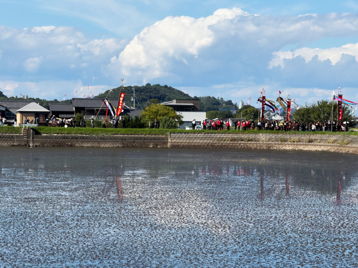 2025年 多度津町山階・藤波池 秋季例大祭 池まわり