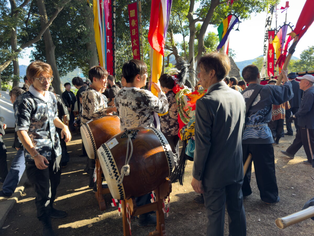 2025年 多度津町山階・春日神社 秋季例大祭 若宮 上小原獅子組