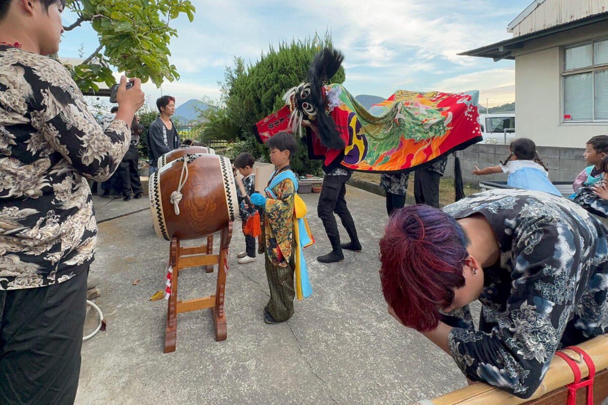2025年 多度津町山階 秋季例大祭 当屋 上小原獅子組