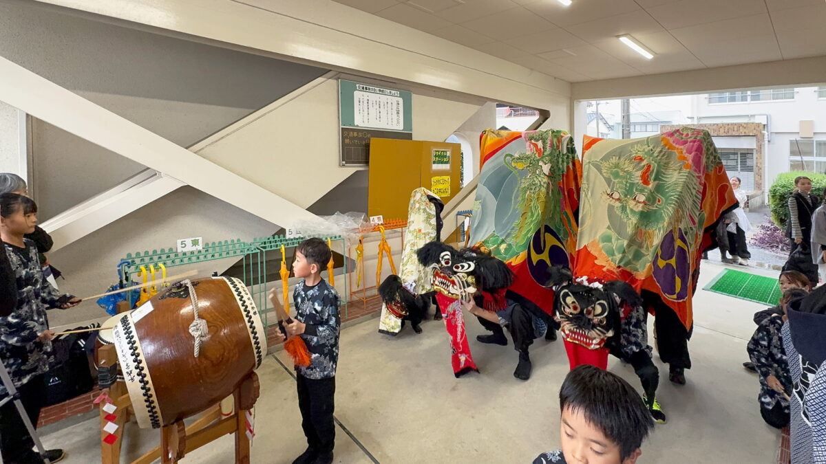 2025年 第41回四箇地区文化祭 演舞1回目 上小原獅子組