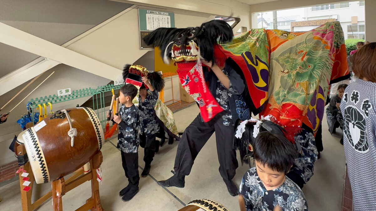 2025年 第41回四箇地区文化祭 演舞1回目 上小原獅子組