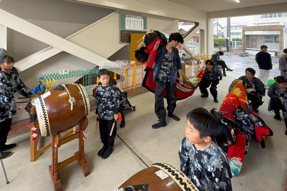 2025年 第41回四箇地区文化祭 演舞1回目 上小原獅子組