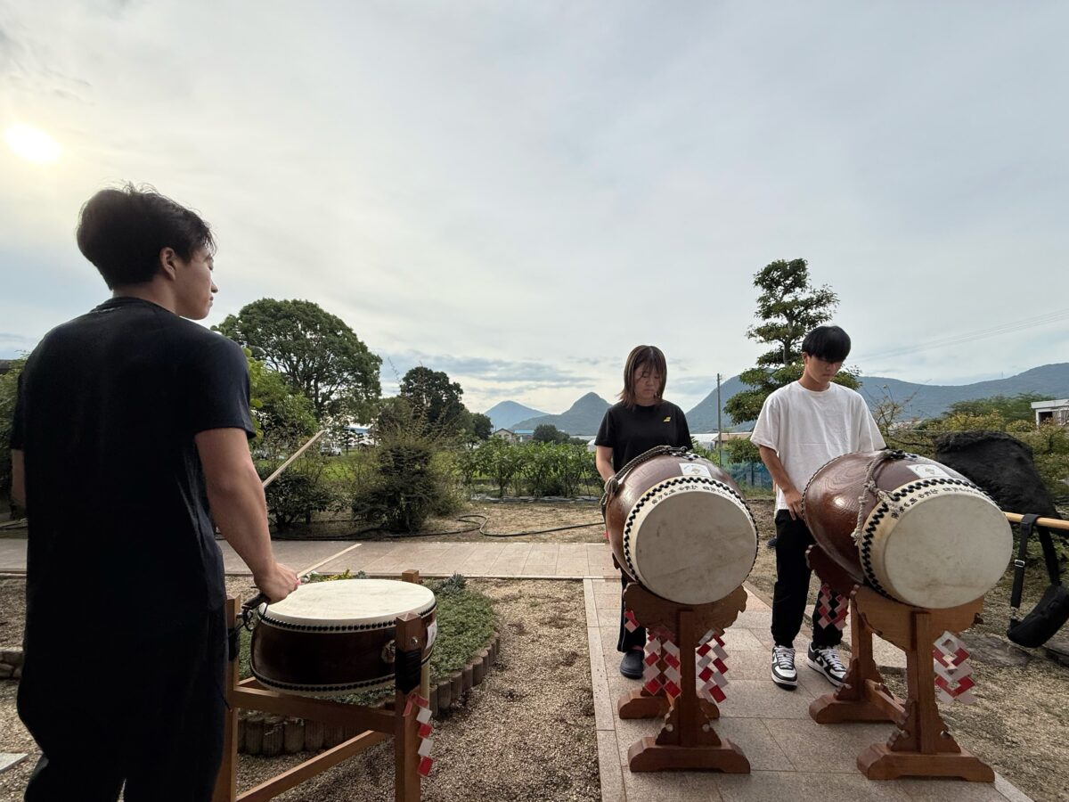 2025年 多度津町山階 秋祭り 道具出し 上小原獅子組