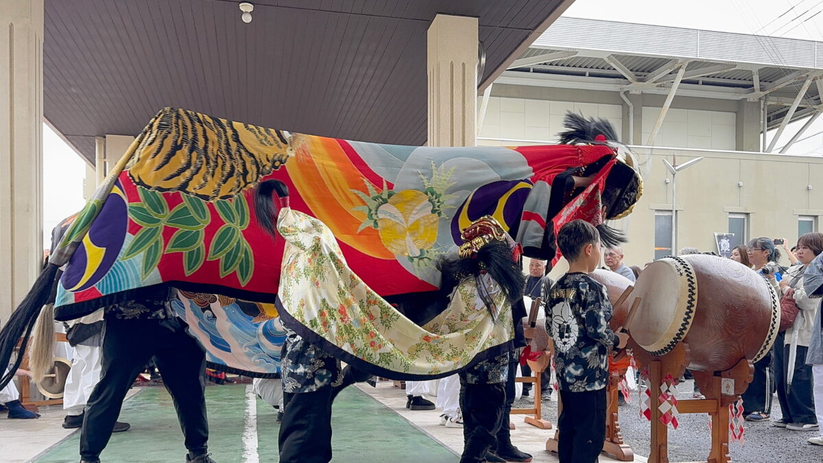 2025年 第41回四箇地区文化祭 山階一斉演舞 上小原獅子組