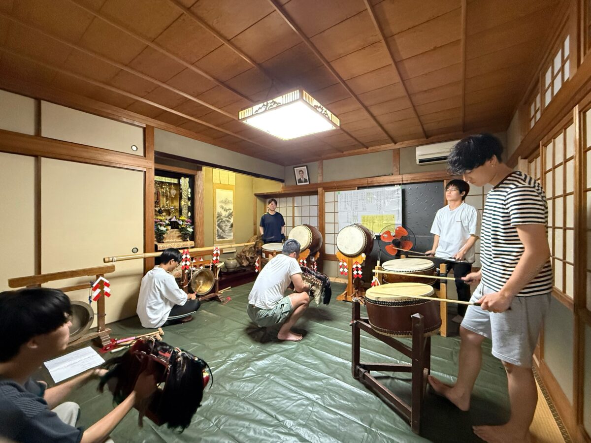 2025年 多度津町山階・当屋 夜ナラシ 上小原獅子組