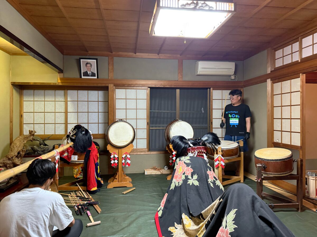 2025年 多度津町山階・当屋 夜ナラシ 上小原獅子組