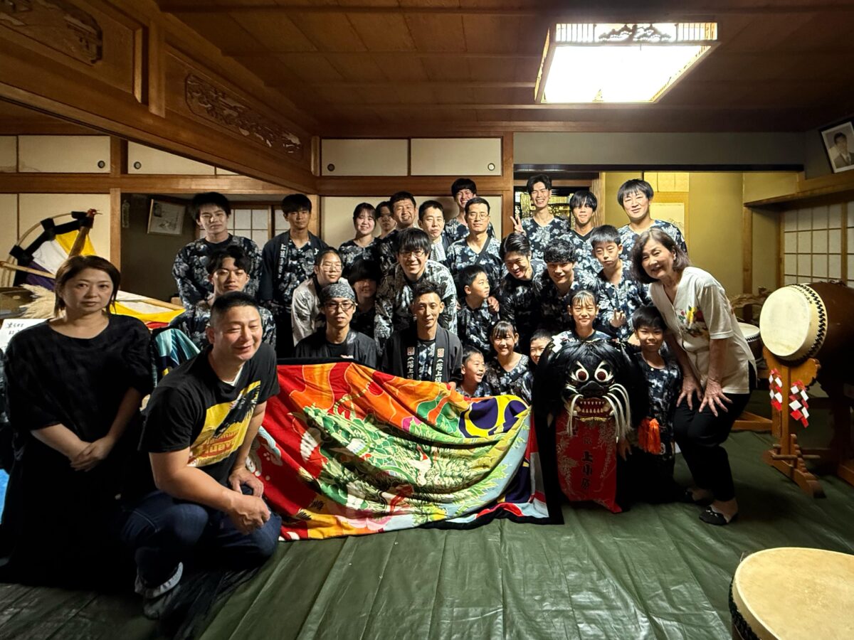 2025年 多度津町山階 秋祭り 村遣い 上小原獅子組