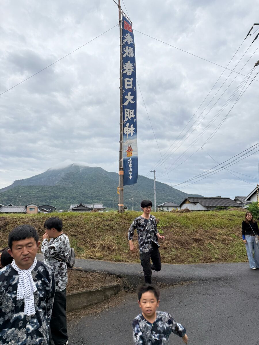 2025年 多度津町山階 秋祭り 村遣い 上小原獅子組