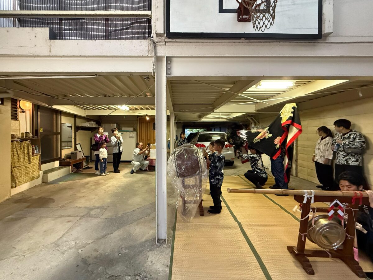 2025年 多度津町山階 秋祭り 村遣い 上小原獅子組