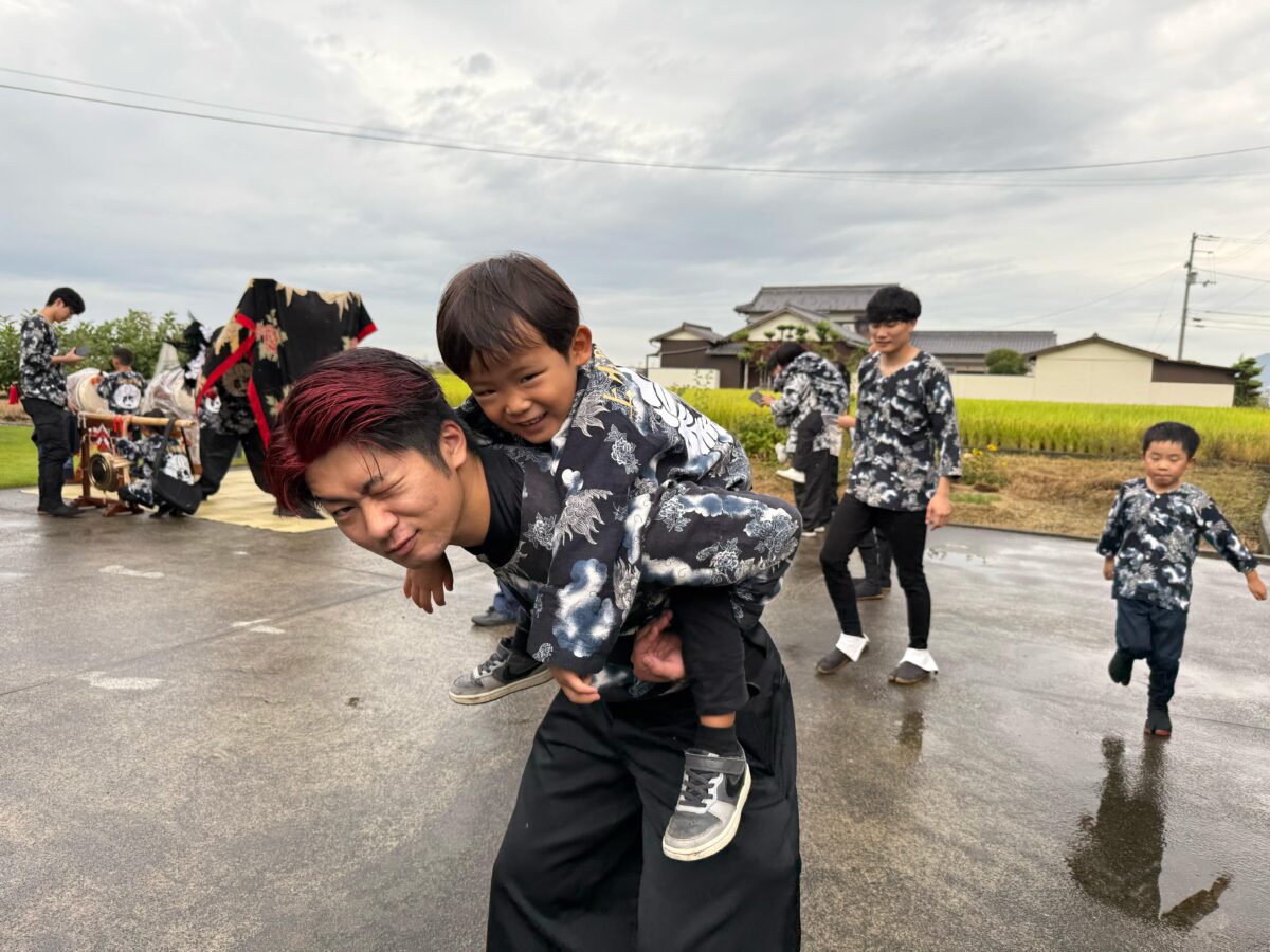 2025年 多度津町山階 秋祭り 村遣い 上小原獅子組