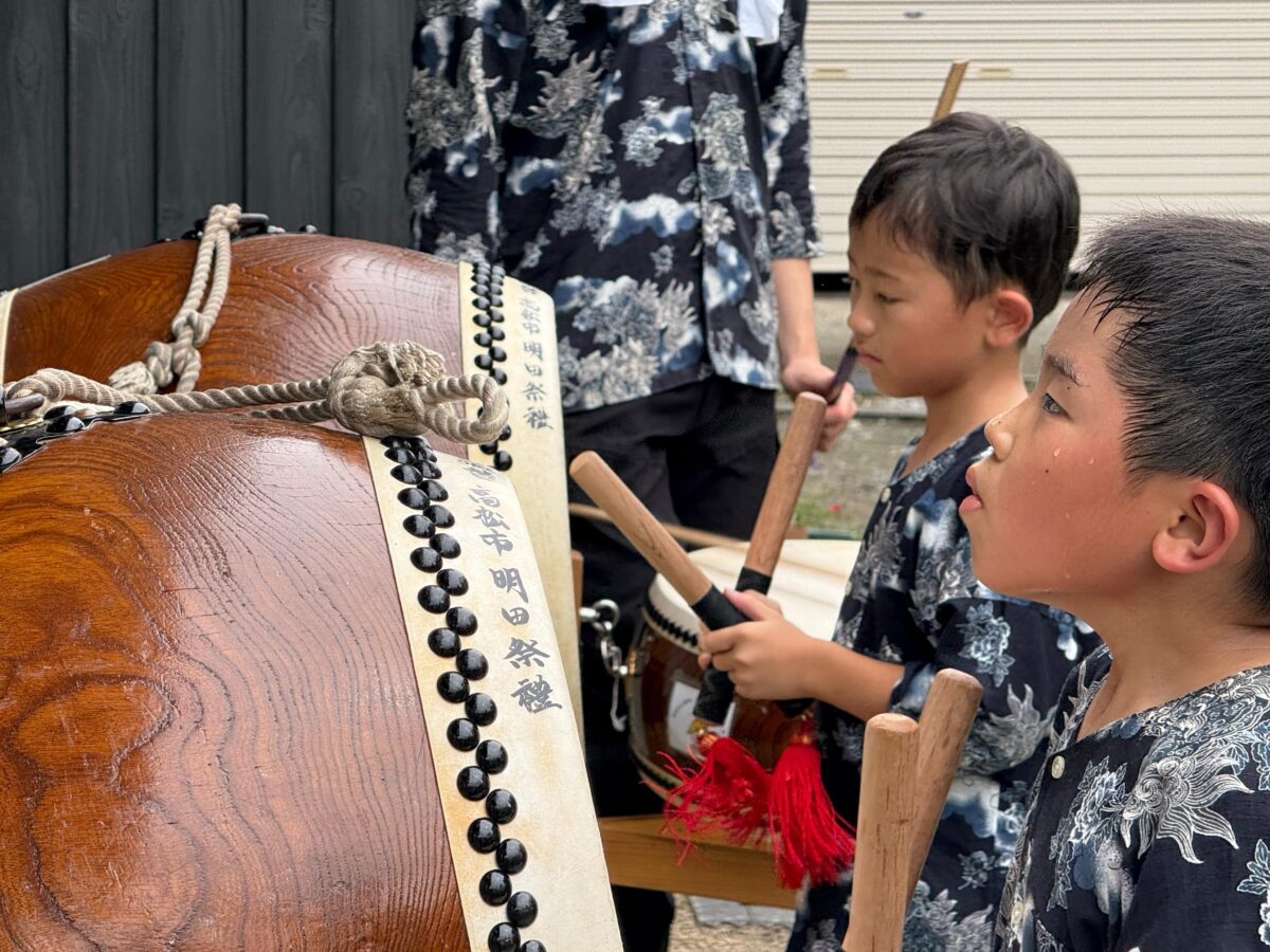 2025年 多度津町山階 秋祭り 村遣い 上小原獅子組