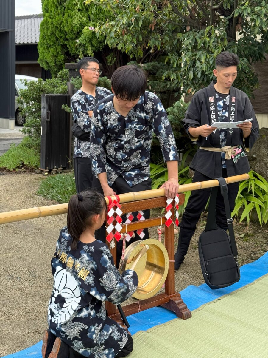 2025年 多度津町山階 秋祭り 村遣い 上小原獅子組