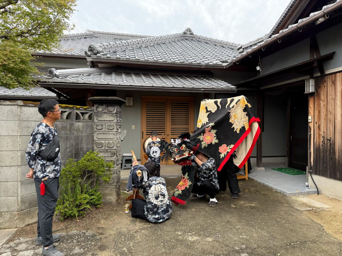 2025年 多度津町山階 秋祭り 村遣い 上小原獅子組