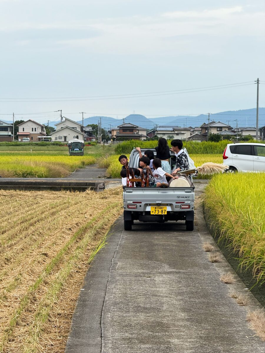 2025年 多度津町山階 秋祭り 村遣い 上小原獅子組