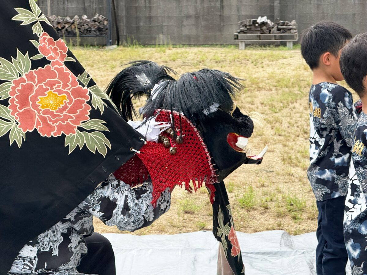 2025年 多度津町山階 秋祭り 村遣い 上小原獅子組