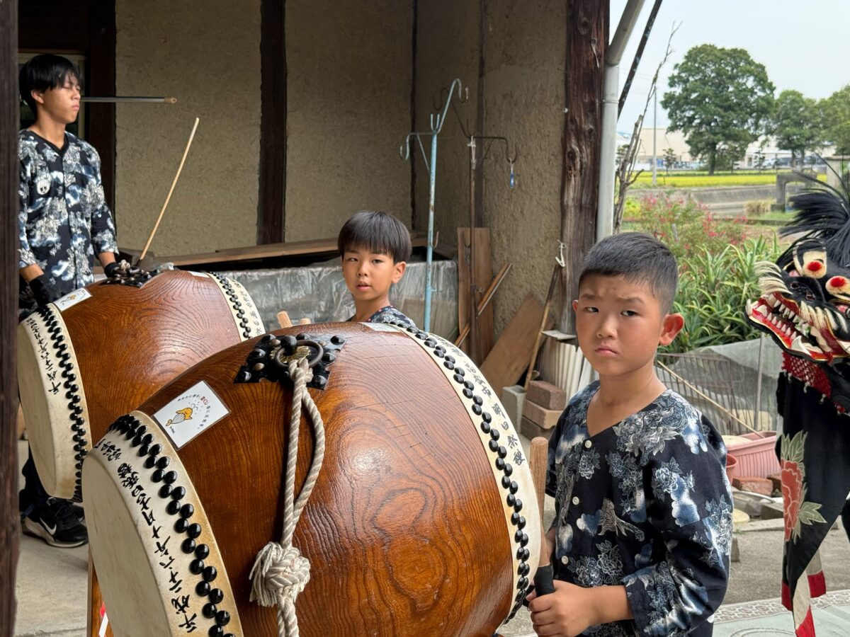 2025年 多度津町山階 秋祭り 村遣い 上小原獅子組