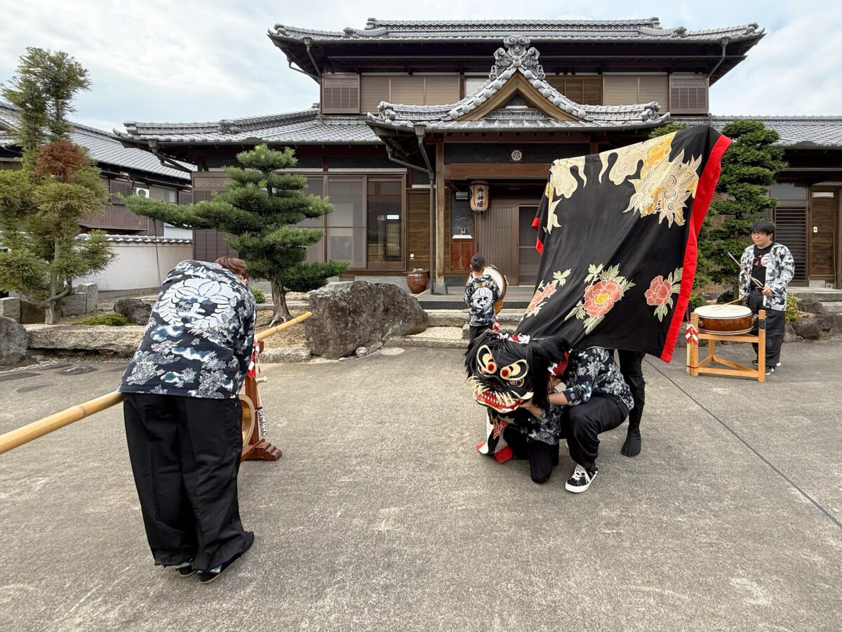 2025年 多度津町山階 秋祭り 村遣い 上小原獅子組