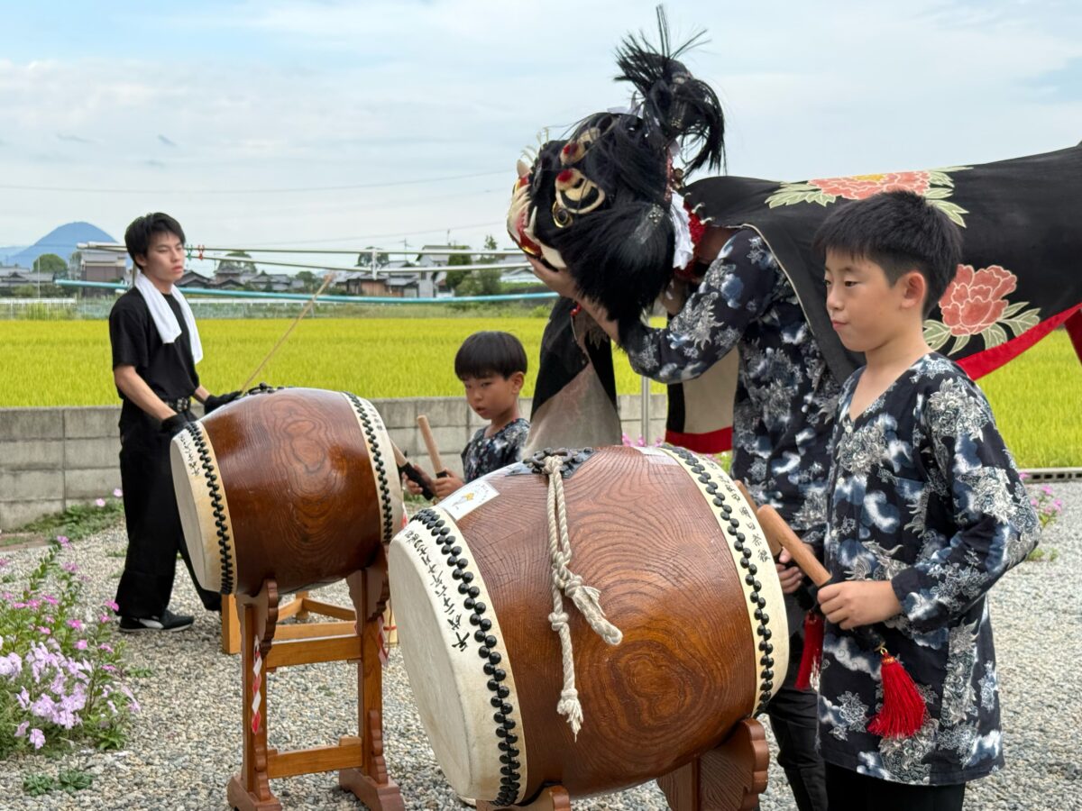 2025年 多度津町山階 秋祭り 村遣い 上小原獅子組
