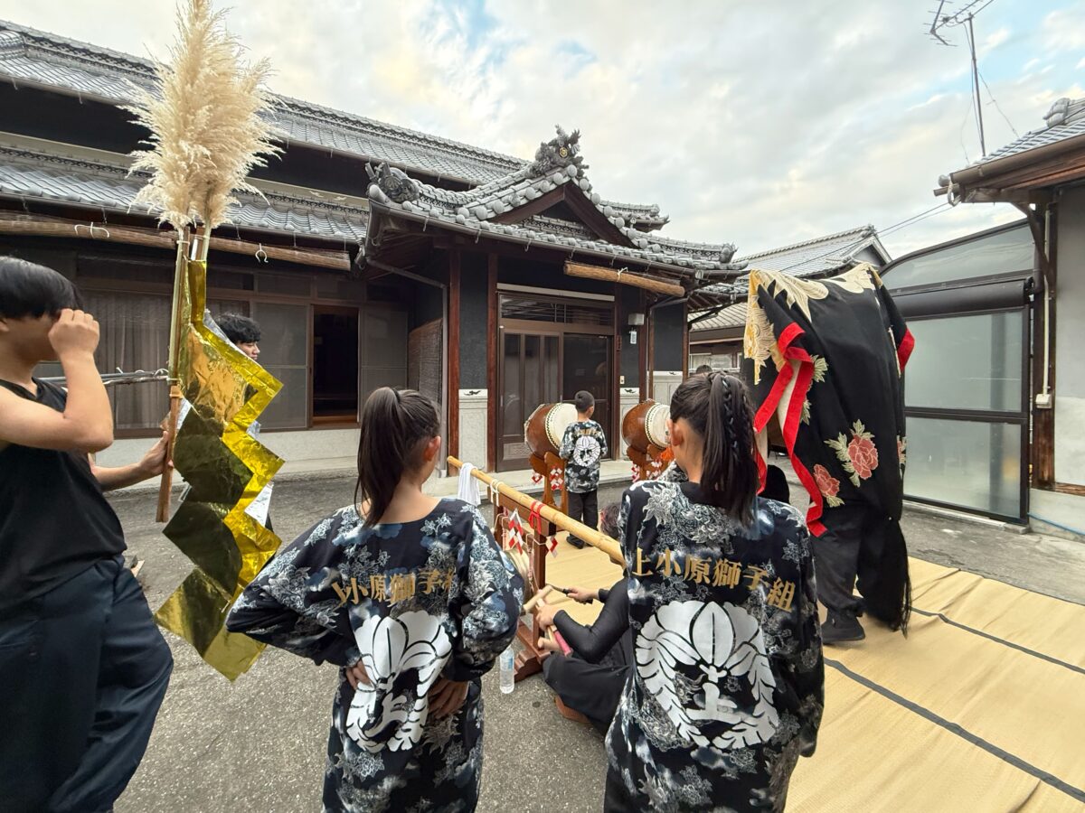 2025年 多度津町山階 秋祭り 村遣い 上小原獅子組