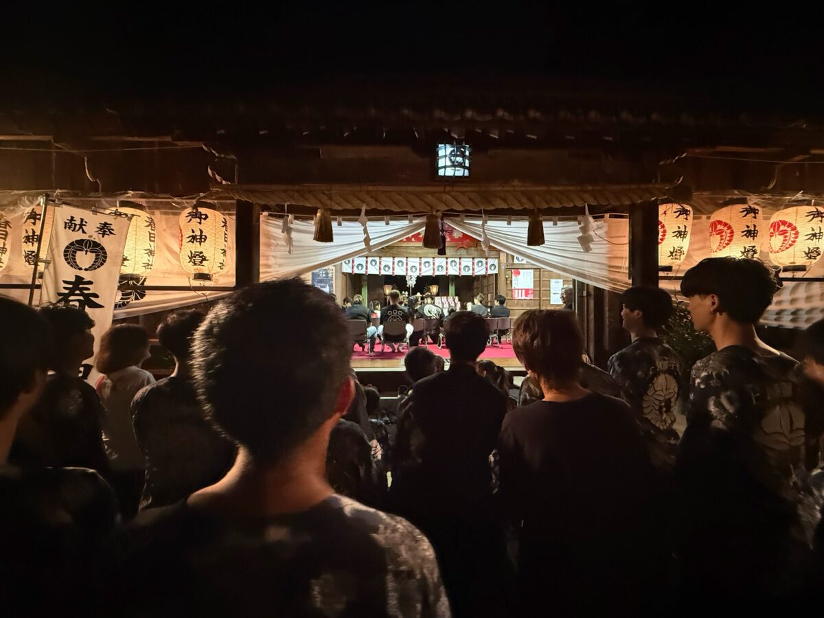 2025年 多度津町山階 秋祭り 村遣い 上小原獅子組