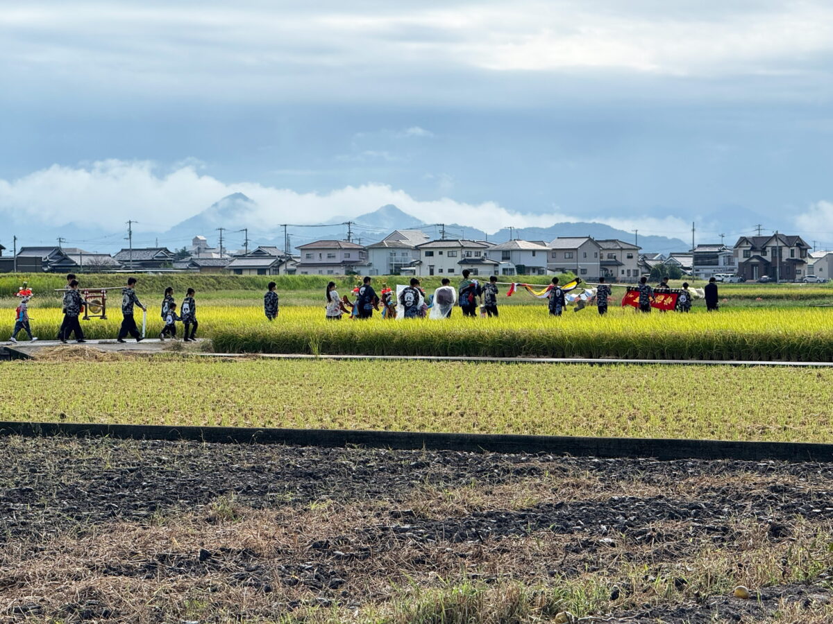 2025年 多度津町山階 秋季例大祭 参拝 上小原獅子組