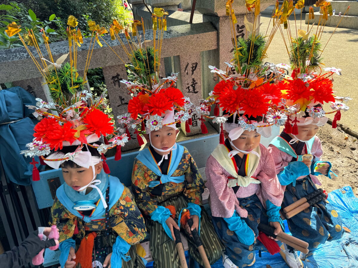 2025年 多度津町山階・春日神社 秋季例大祭 記念 上小原獅子組
